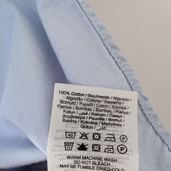 produkt chambray collared button down shirt, med - Picture 8 of 9